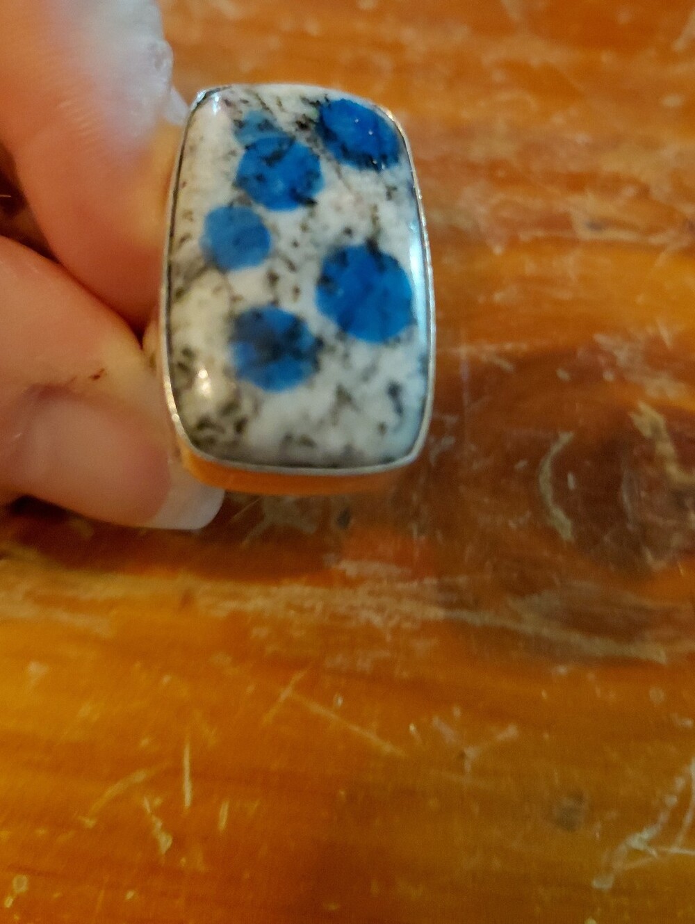 NEW Sundance "BLUE MOON" Sterling Silver Ring Size 6 - Picture 4 of 4